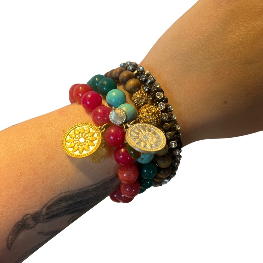 Stella & Dot stretch bracelet bundle